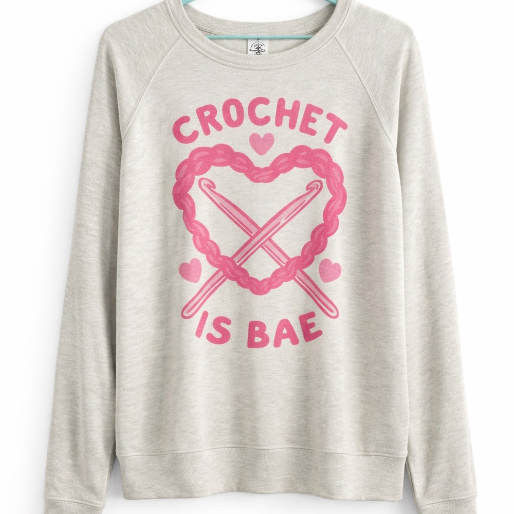 Crochet Is Bae Sweatshirt – 2XL